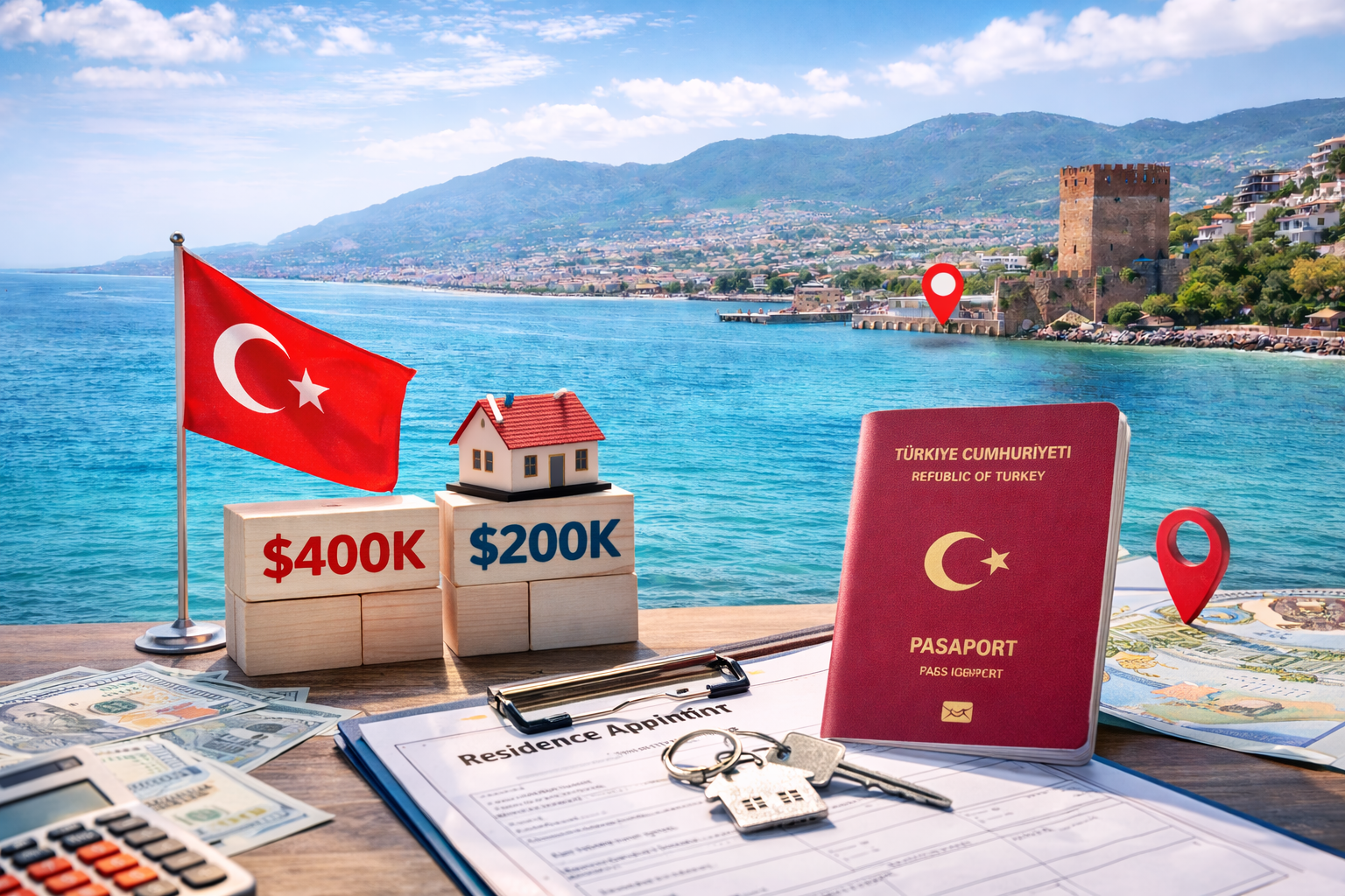 Aufenthalt & Staatsbürgerschaft in Alanya